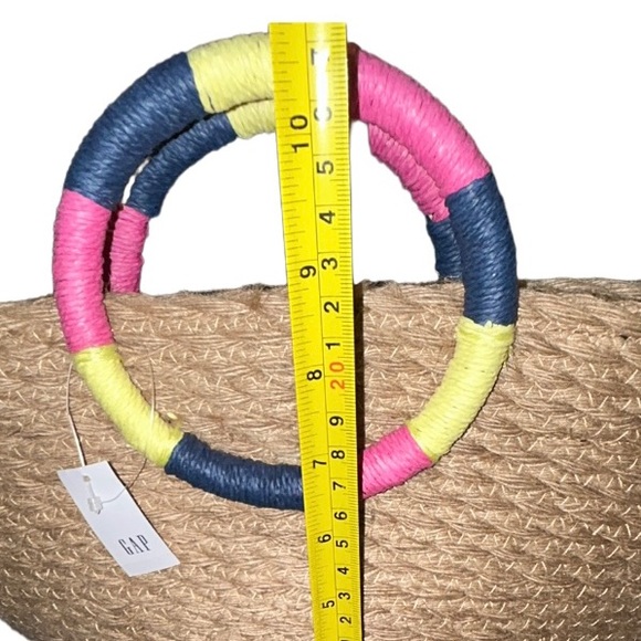 💕NWT!!!GAP STRAW BAG! THIS IS YOUR SUMMER BAG!! BOHO!! Fast shipping!! - Picture 10 of 14